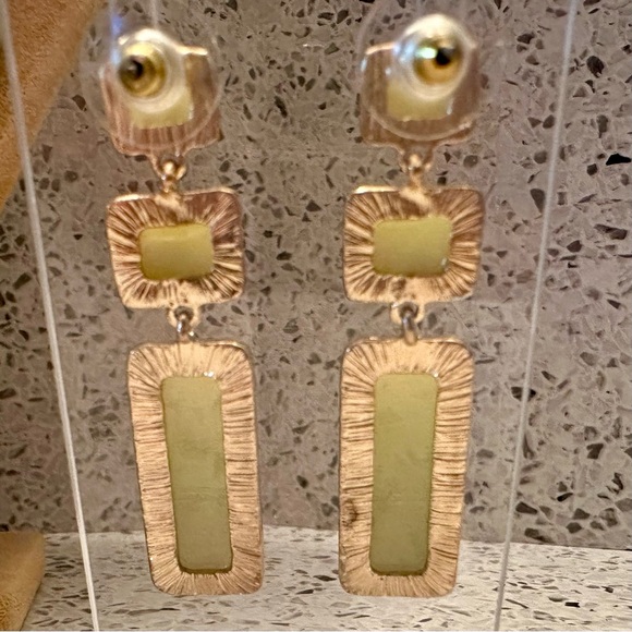 Earth tone faux stone jewelry set - Picture 8 of 11